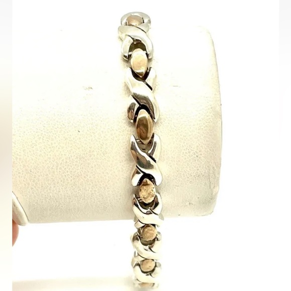 Bicolor Sterling Bracelet